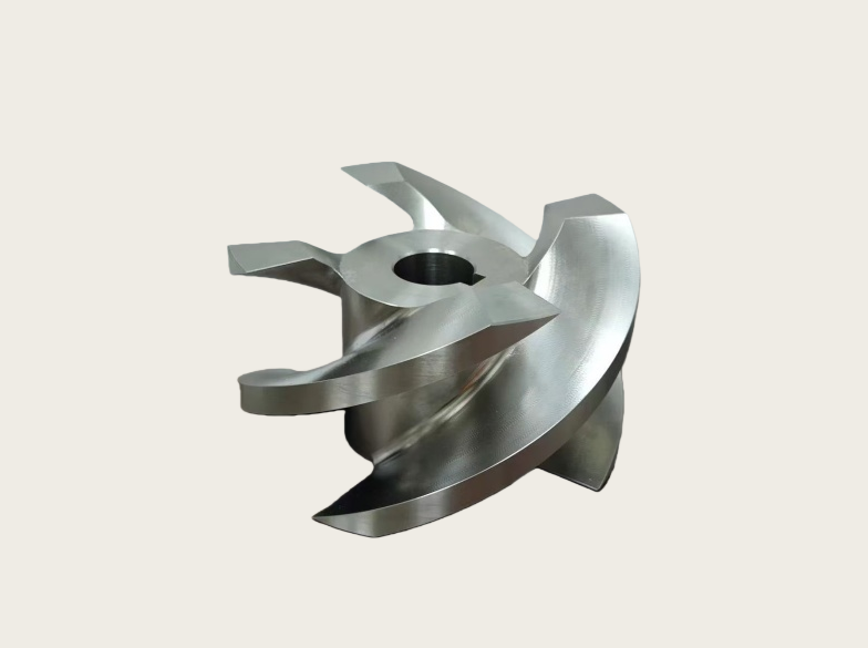 五轴CNC加工不锈钢离心泵叶轮
